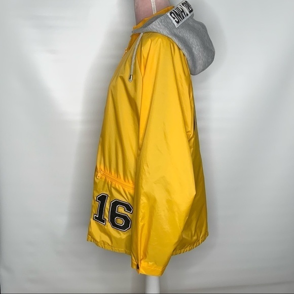 TOPSHOP bright yellow rain jacket. - Picture 5 of 11